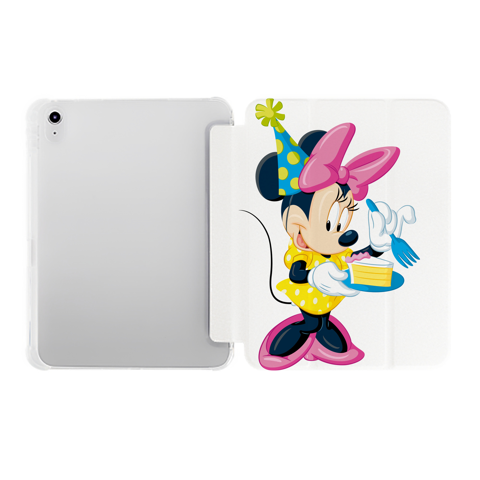 （画像用） ミッキーマウス Mickey Mouse IPad ケース ペン収納付き 三つ折りスタンド PUレザー×シリコン 対応機種9.5/10.5/10.9インチ